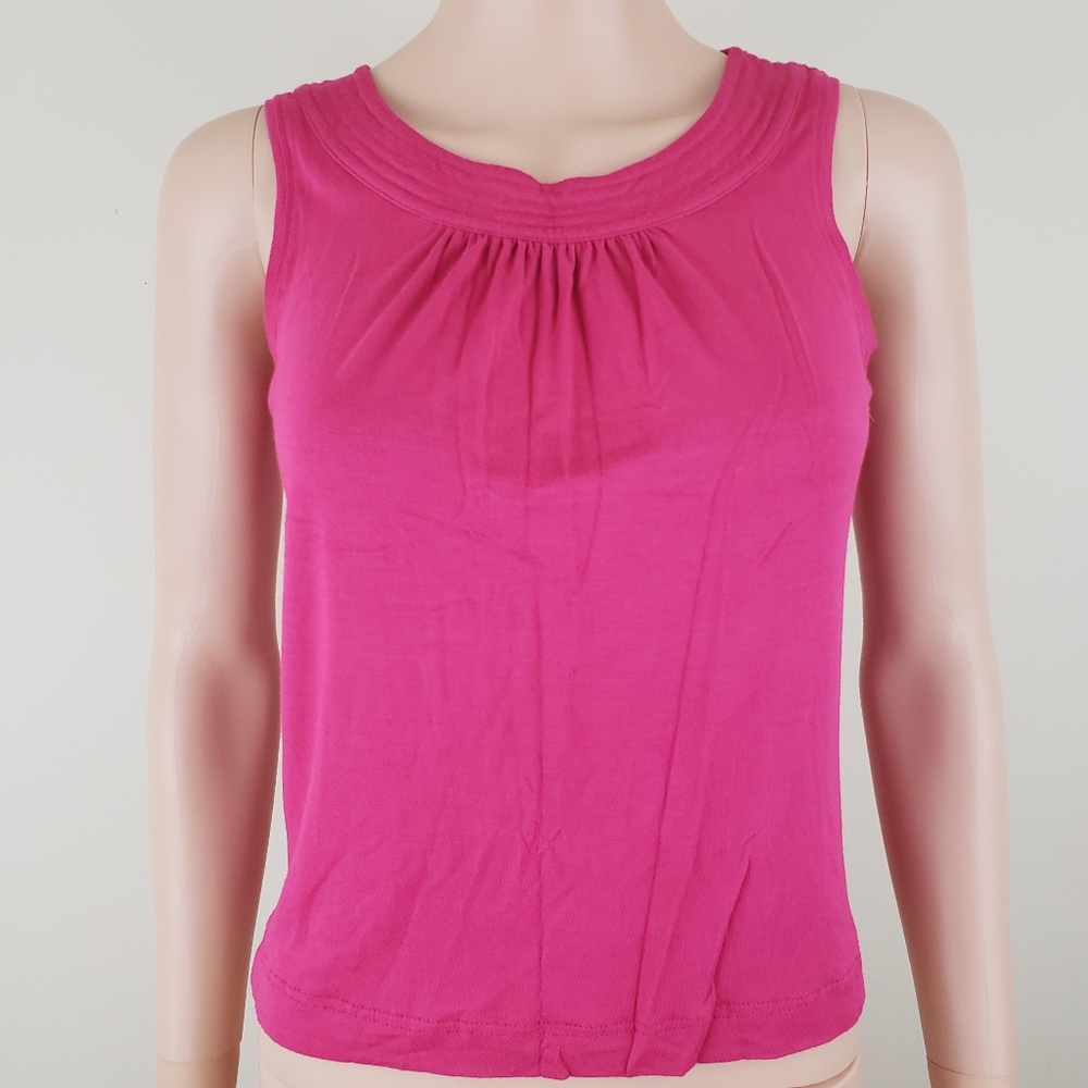 Tahari Hot Pink Tank Crop size S Mean Girls Clueless